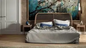 Vista Bodonni Cabecero Nogal