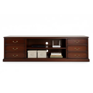Mueble-T.V.-6-C- clasico caoba