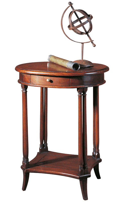 Mesa Auxiliar Caoba Keen Replicas