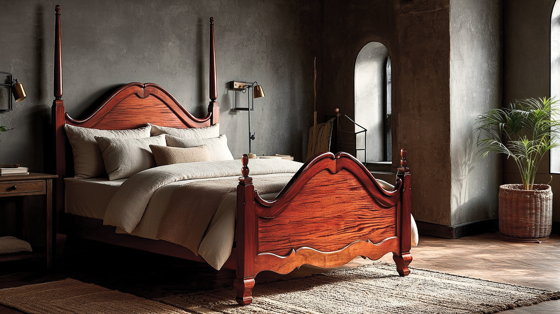 Cama-cannes-Keen-caoba