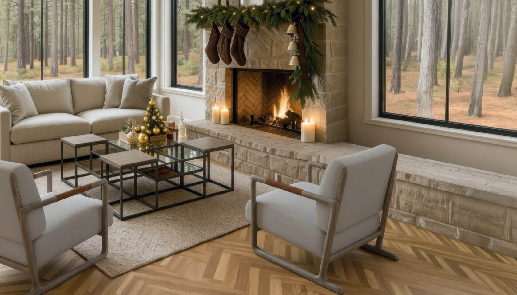 Mesa-de-cafe-Katikati-christmas-Tribal