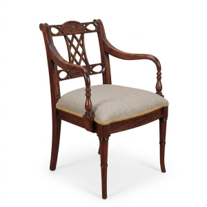 sillon satin keen caoba