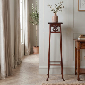 Pedestal plantas keen caob